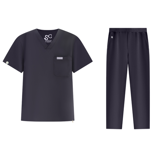 Mens Classic V-neck Scrub set