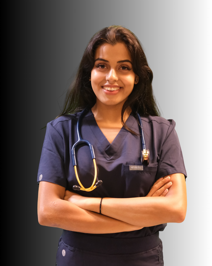 Womens Classic V-neck Scrub set