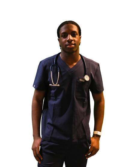 Mens Classic V-neck Scrub set